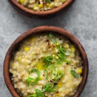 Creamed Corn Barley | Naturally Ella