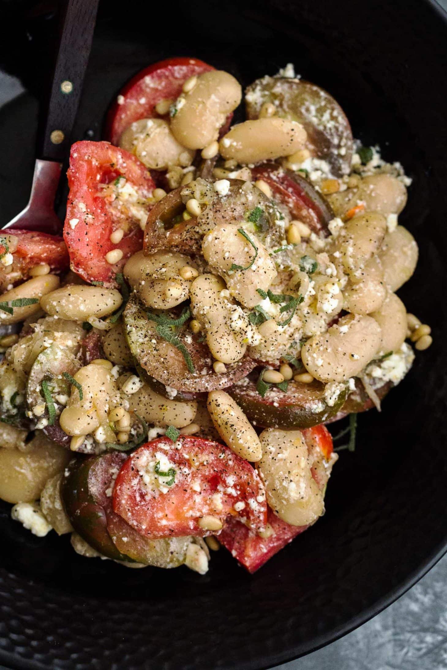 Tomato Corona Bean Salad