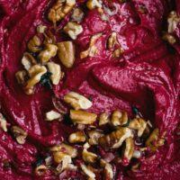 Pecan Roasted Beet Dip with Sage | Naturally Ella