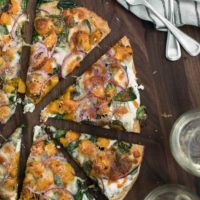 Ricotta Butternut Squash Pizza with Spinach | Naturally Ella