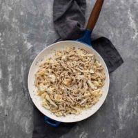 Roasted Cauliflower Pasta with Poppy Seed Cream Sauce | Naturally Ella