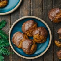 Chocolate Almond Drop Cookies | Naturally Ella