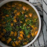 Wild Rice Soup with Carrots | Naturally Ella