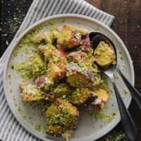Peach Pistachio Salad | Naturally Ella