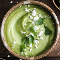 California Avocado Tomatillo Soup