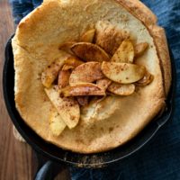 Weekend Dutch Baby with Cinnamon Apples